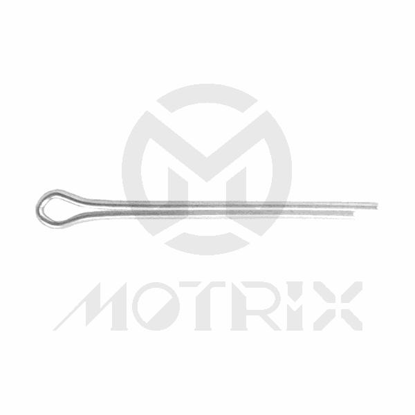 Pin-split, M4.5X40, silver zinc (50PCS/PKG)