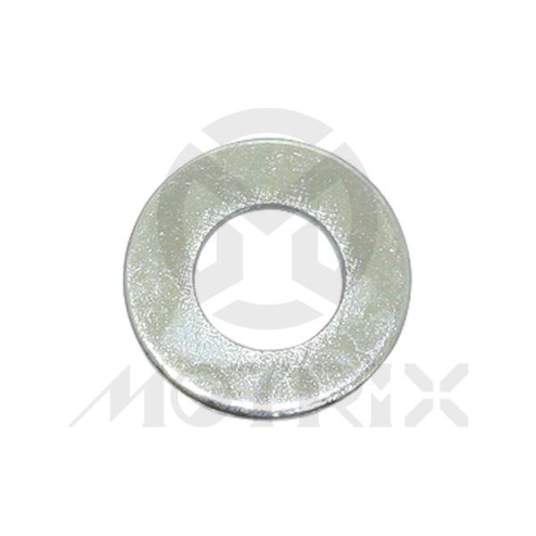 Washer flat-std, M5 OD10, silver zinc (50PCS/PKG)