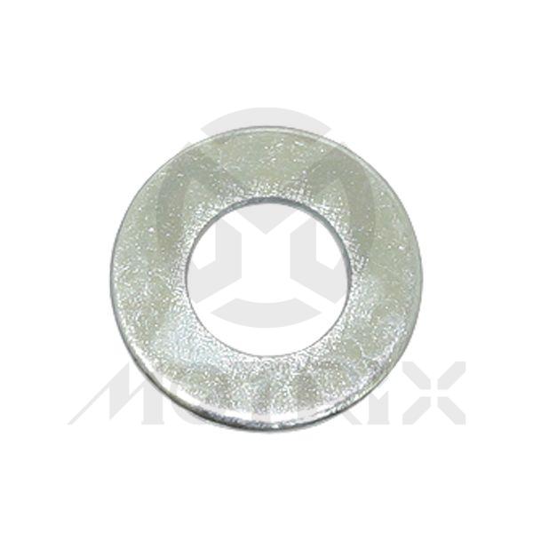 Washer flat-std, M6 OD13, silver zinc (50PCS/PKG)