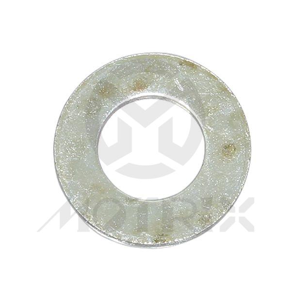 Washer flat-std, M8 OD16, silver zinc (50PCS/PKG)
