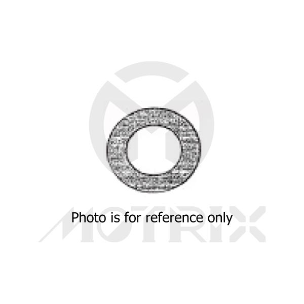 Washer flat-alloy, M6 OD12, silver zinc (25PCS/PKG)