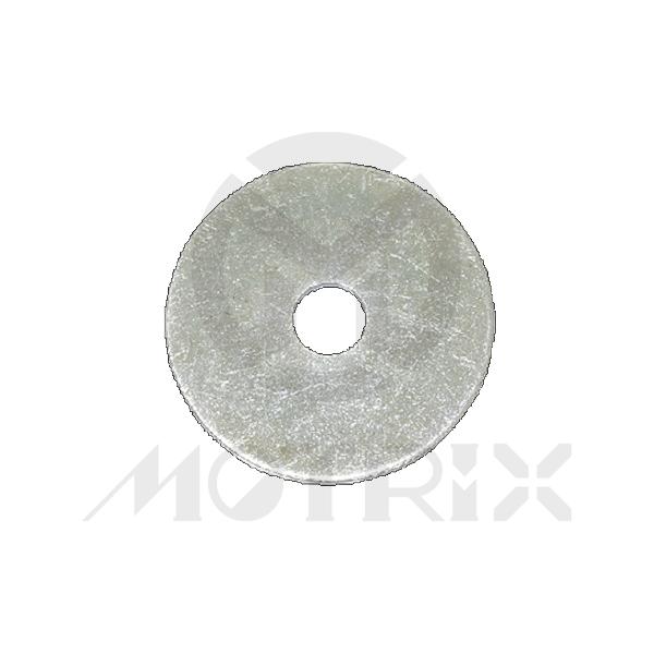 Washer flat-body type, M6 OD16, silver zinc (25PCS/PKG)