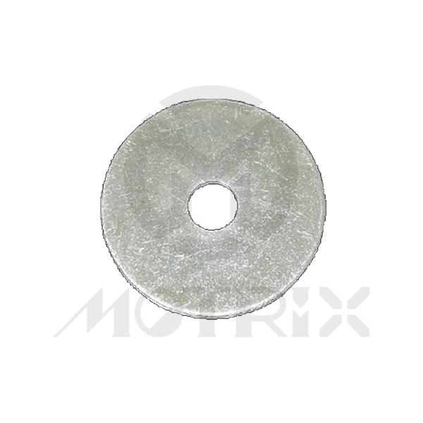 Washer flat-body type, M6 OD19, silver zinc (25PCS/PKG)