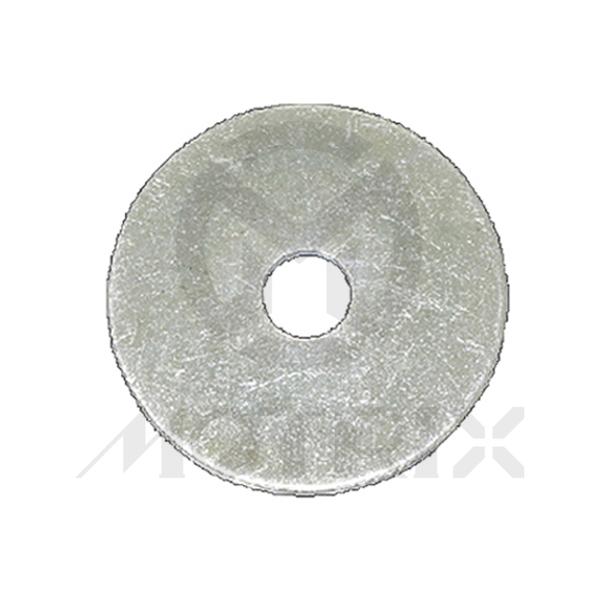 Washer flat-body type, M8 OD20, silver zinc (25PCS/PKG)