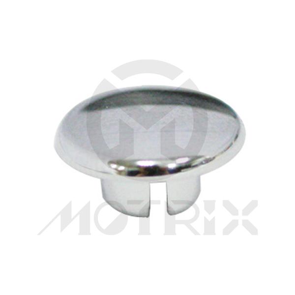 Round head look ABS bolt cap, silver