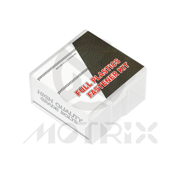 Bolt kit for KAWASAKI KX125, KX250, KX250F, KX450F ; SUZUKI RMZ250, plastic fastener pack