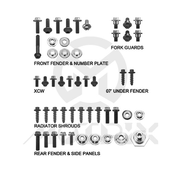 Bolt kit for KTM SX, XC & XC-W