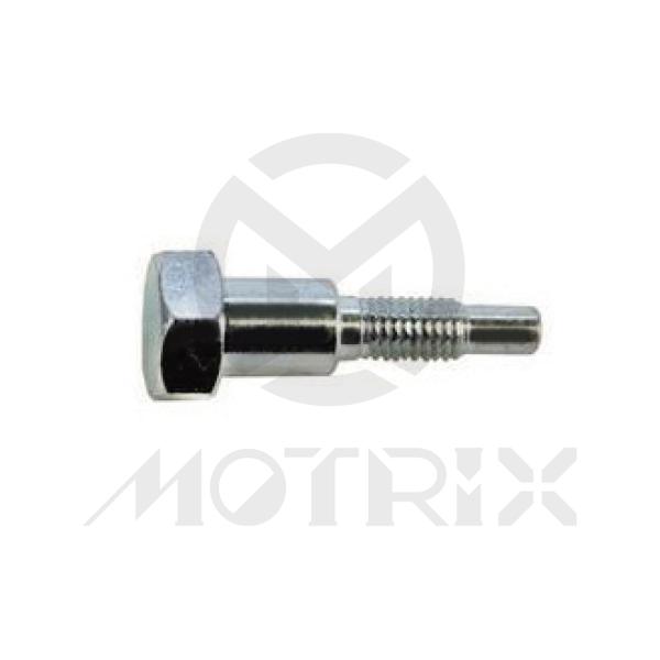 Motorcycle screw, thread M8 40mm length. For Derbi Senda / Aprilia RX, silver