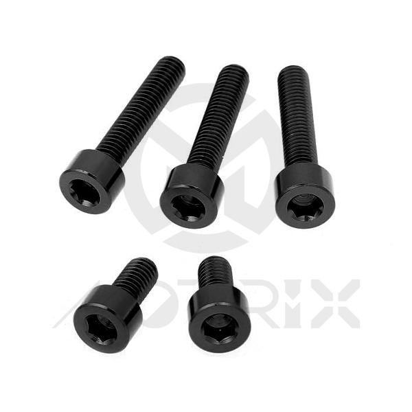 AL6061 fuel bolts set, 8.5x10mmx2pcs, 8.5x25mmx3pcs