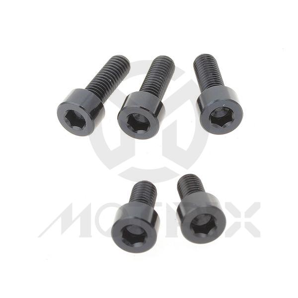 AL6061 fuel bolts set, 8.5x15mmx3pcs, 8.5x10mmx2pcs