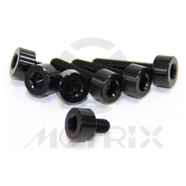 AL6061 fuel bolts set, 9x20mmx3pcs, 9x6.5mmx4pcs