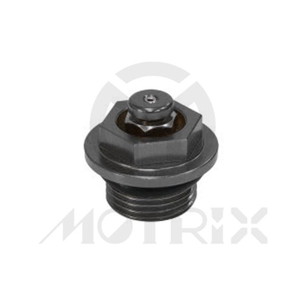 Oil filler cap with bleeder for HONDA CR125, CRF150F. Screw thread: M20xP2.5, black