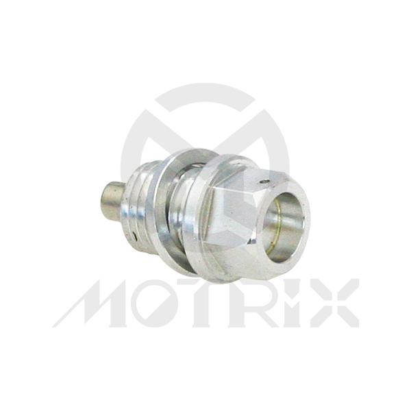 Aluminium Oil drain bolt with washer and magnet, M14xP1.5x13.5 for YAMAHA FZ6, XJ6N, S