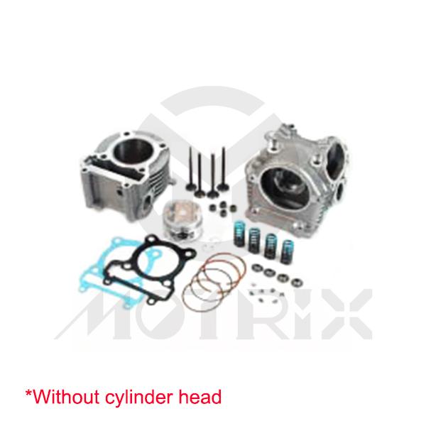Cylinder kit for YAMAHA CYGNUS-X125 A/C. Big bore size: 59x57.8 (158CC)