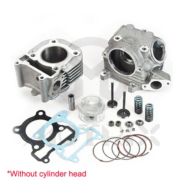 Cylinder kit for YAMAHA RS100 A/C. Big bore size: 55x54 (128CC)