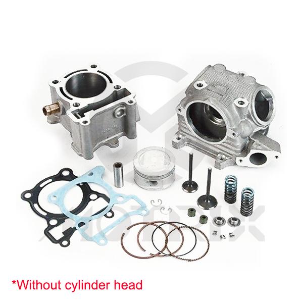 Cylinder kit for YAMAHA RS100 L/C. Big bore size: 55x54 (128CC)