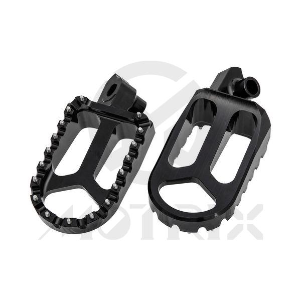 Needle type foot pegs for SUZUKI RMZ 250, RMZ 450, RMX 450Z, black