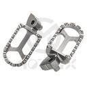 Needle type foot pegs for YAMAHA YZ, YZF, WRF 250, GAS GAS EC models, gummetal
