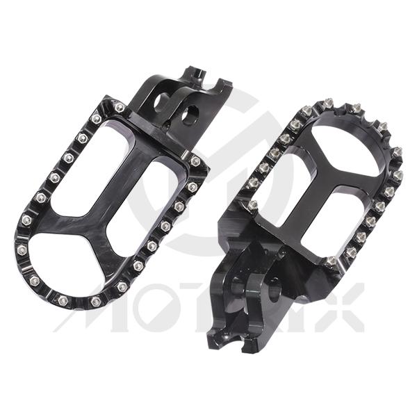 Screw type foot pegs for KAWASAKI KX 250F, KX 450F, black
