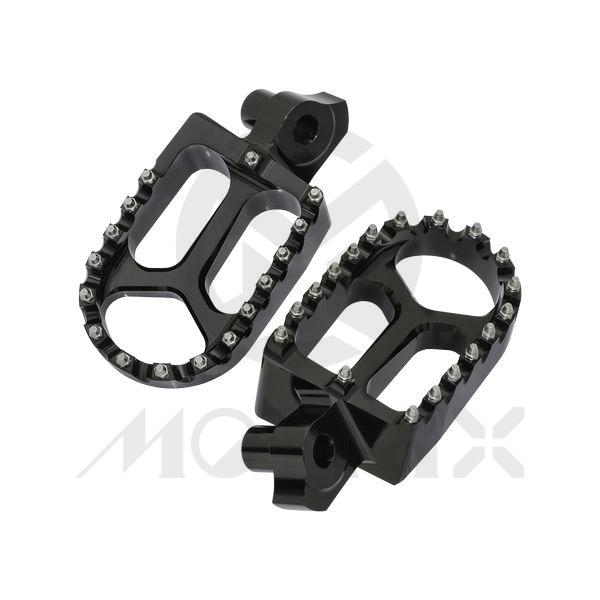 Screw type foot pegs for SUZUKI RMZ 450 2011, black