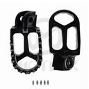 Shorty screw type foot pegs for BETA 12S R, 200 RR, 250 Xtrainer, 390/430/480 RR, 520 RR, black