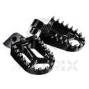 Shorty screw type foot pegs for YAMAHA YZ, YZF, WRF 250, GAS GAS EC models, black