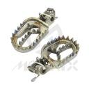 Titanium foot pegs for GAS GAS MC 85, MC 125, EC 250F, EX 300, KTM 125 SX, 350 SX-F, 450 SMR, HUSQVARNA TX 125, TE 250, FC 450 