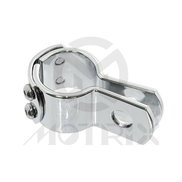 Footrest 1-1/4 inch clamp, chorme