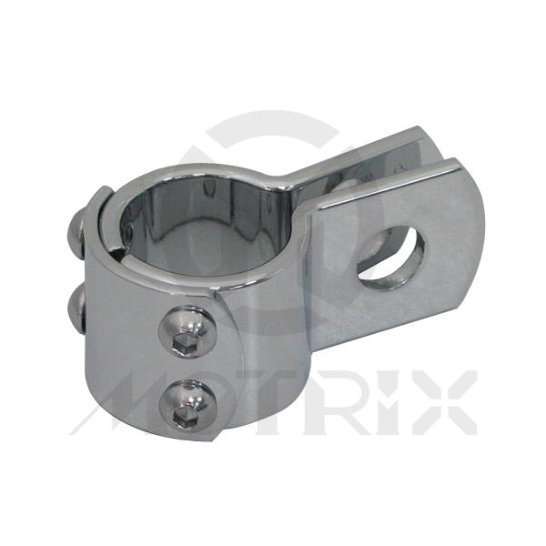 Footrest 1-1/8 inch clamp, chrome