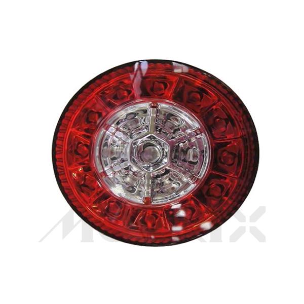 ATV taillight(LED), 12V*12 red lens, 12V*7 clear lens, with E-mark