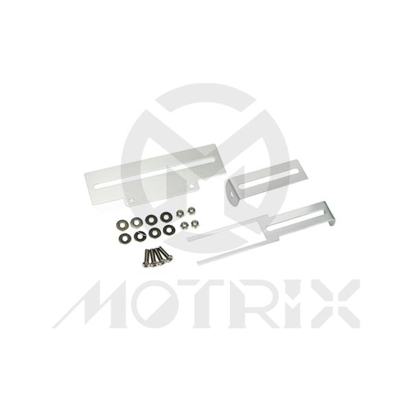 Universal taillight bracket, silver