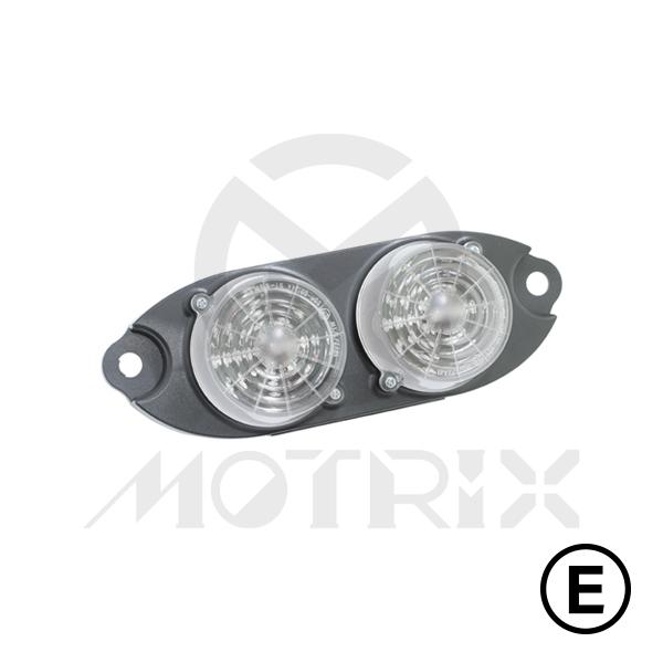 Taillight (LED) for APRILIA MILLE, clear lens, with E-mark, with winkers