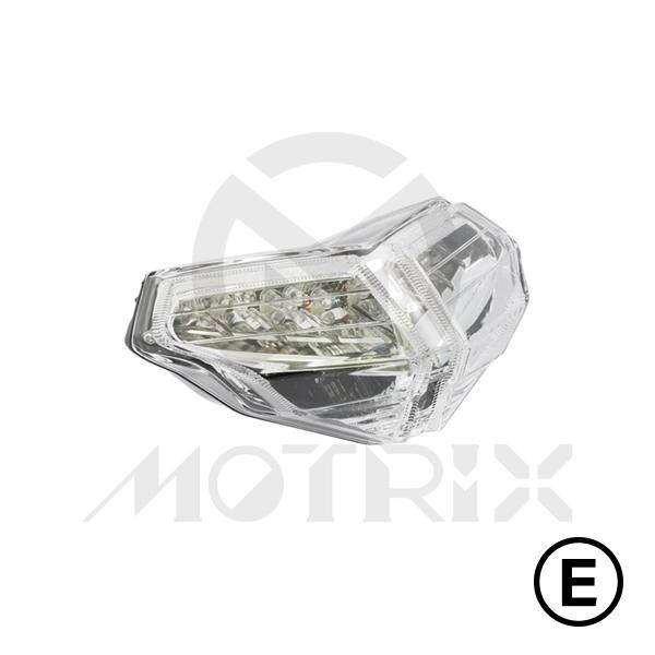 Taillight (LED) for DUCATI 1098, clear lens, with E-mark