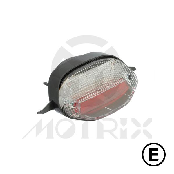 Taillight (LED) for BMW R1100S/F650CS, clear lens, with E-mark