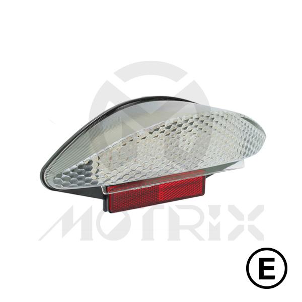 Taillight(LED) for MBK, clear lens, with E-mark
