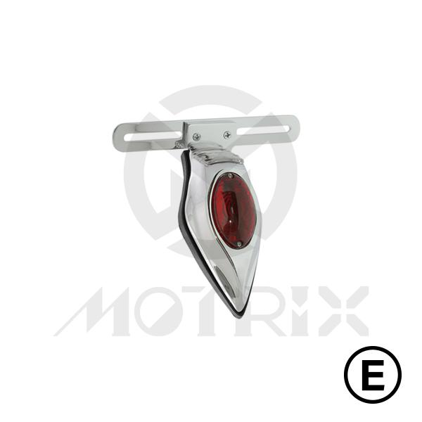 Universal taillight, red lens