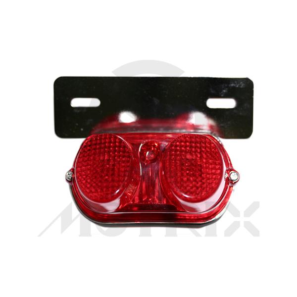 Universal shotgun taillight, red lens