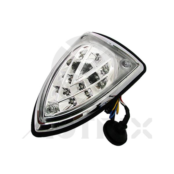 Taillight(LED) for YAMAHA XVS1300A, clear lens, with winkers