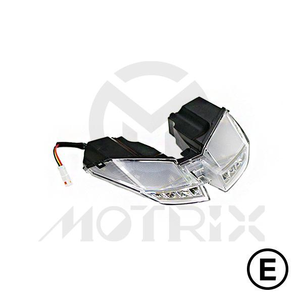 Taillight(LED) for DUCATI HYPERMOTARD, clear lens, with E-mark