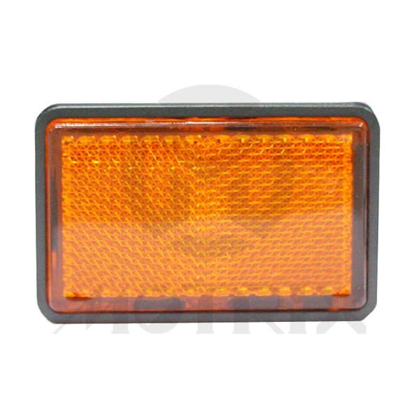 Reflector, amber lens. size: 68x42x9MM, M5*15 screw