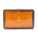 Reflector, amber lens. size: 68x42x9MM, M5*15 screw