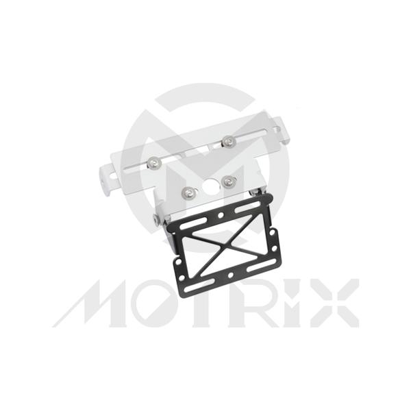 Universal taillight bracket, with license bracket
