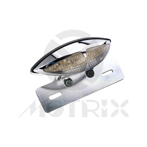 Universal ness taillight(LED), clear lens, with bracket