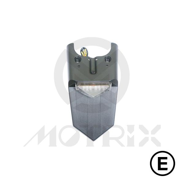 Universal taillight(LED), clear lens, with bracket, with E-mark