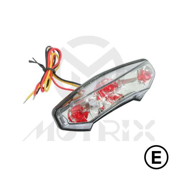 Universal taillight, with E-mark