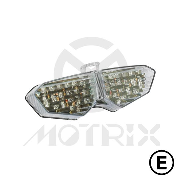 Taillight(LED) for YAMAHA YZF R6, clear lens, with E-mark