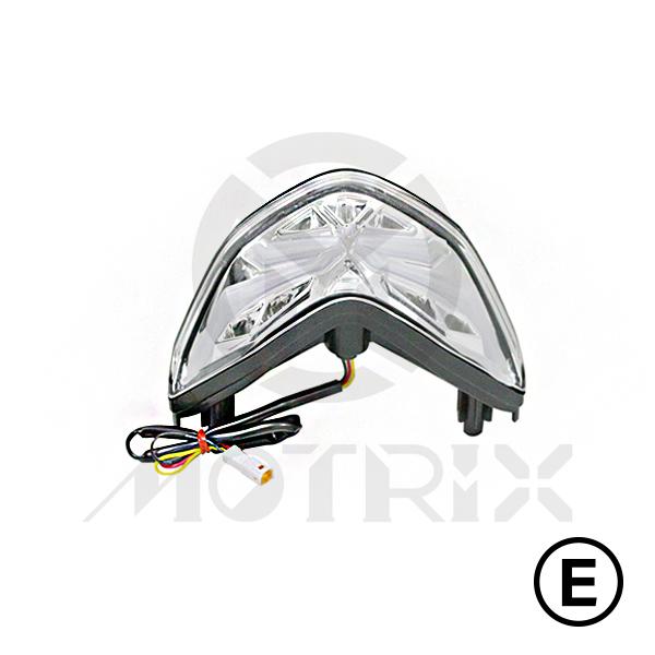 Taillight(LED) for DUCATI MONSTER 1200S, clear lens, with E-mark