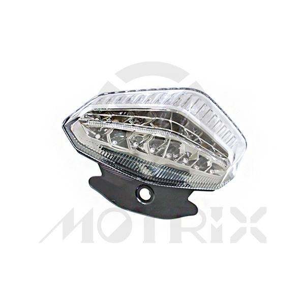 Taillight(LED) for DUCATI HYPERMOTARD 1100S, clear lens, with winkers