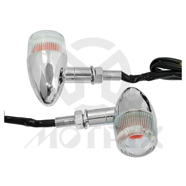 Universal mini bullet winker, with ripple lens 8mm thread