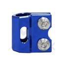 CNC alloy brake line clamps for FANTIC XE 125, XX 125, HONDA CR 125R, CR 250R, CRF 450RX, YAMAHA YZ 65, YZ 85, YZ 125, YZF 250X, YZF 450X blue